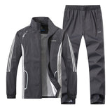 New Men's Set Spring Autumn Men Sportswear 2 Piece Set Sporting Suit Jacket+Pant Sweatsuit Men Clothing Tracksuit Set Outwear