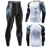 men's thermal underwear male apparel sets autumn winter warm clothe riding suit quick drying thermo underwear men clothing